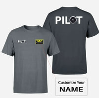 Thumbnail for Pilot & Jet Engine Designed Double-Side T-Shirts - view 11