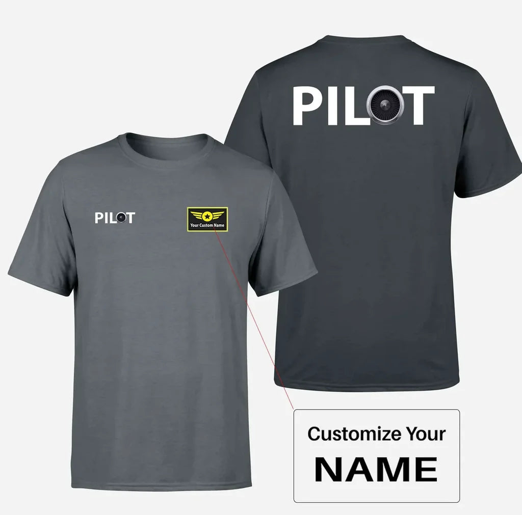 Pilot & Jet Engine Designed Double-Side T-Shirts - view 11
