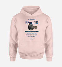 Thumbnail for GEnx-1B design on pink hoodie single side