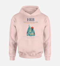Thumbnail for Harbin Taiping International Airport (HRB) design on pink hoodie single-side print