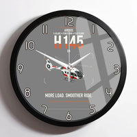 Thumbnail for Airbus H145 D3 design on gray framed wall clock