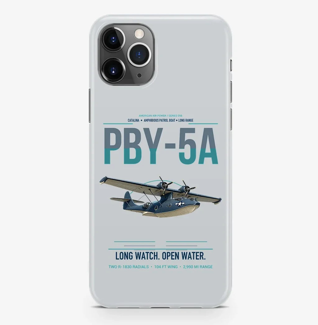 PBY-5A Catalina design on light gray magsafe iphone case, for iPhone Pro Max