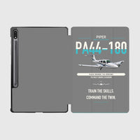 Thumbnail for Piper PA-44-180 Seminole design on gray samsung tablet tablet case