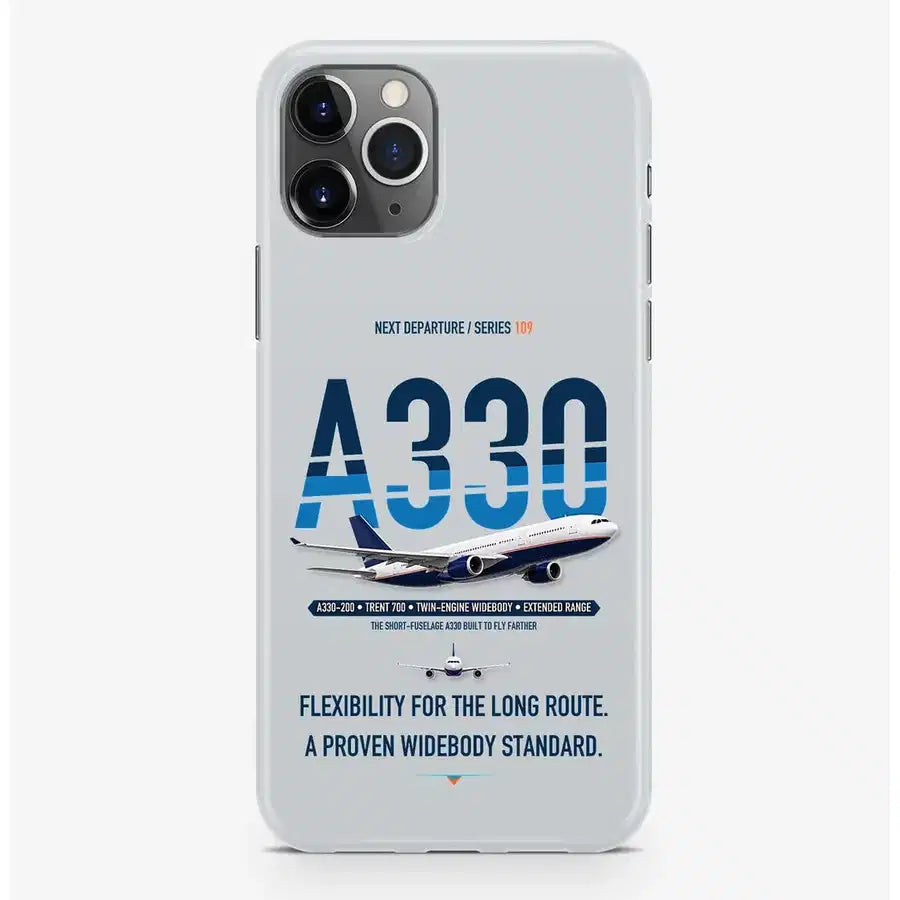 Airbus A330-200 Case ProMax design on light gray iphone case promax