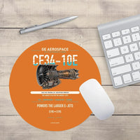 Thumbnail for CF34-10E design on orange round mouse pad