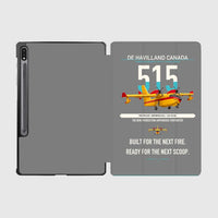 Thumbnail for De Havilland Canadair 515 design on gray samsung tablet tablet case