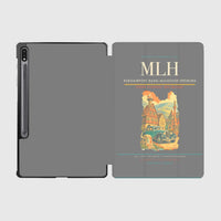 Thumbnail for EuroAirport Basel-Mulhouse-Freiburg (MLH) design on gray samsung tablet tablet case