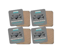 Thumbnail for ACSL SOTEN design on gray 4 pieces set coaster
