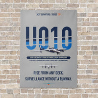 Thumbnail for Airbus U010 Aliaca VTOL vertical canvas print - no frame - light gray background