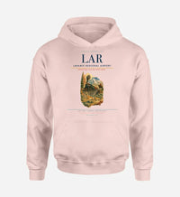 Thumbnail for Laramie Regional Airport (LAR) design on pink hoodie single-side print