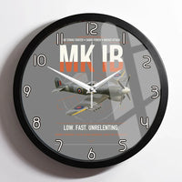 Thumbnail for Hawker Typhoon Mk IB design on gray framed wall clock