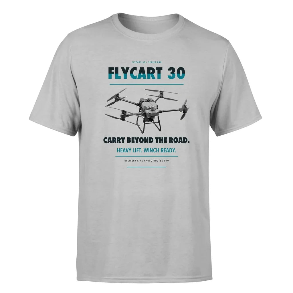 DJI FlyCart 30 design on light gray single side