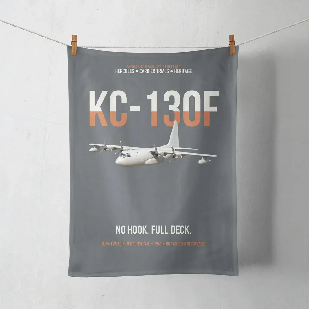 KC-130F BuNo 149798 design on gray towel