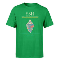 Thumbnail for Sharm El Sheikh International Airport (SSH) T-Shirt single-side front print in Green | sharm-el-sheikh-international-airport-ssh-double-side-t-shirt