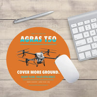 Thumbnail for DJI Agras T50 design on orange round mouse pad