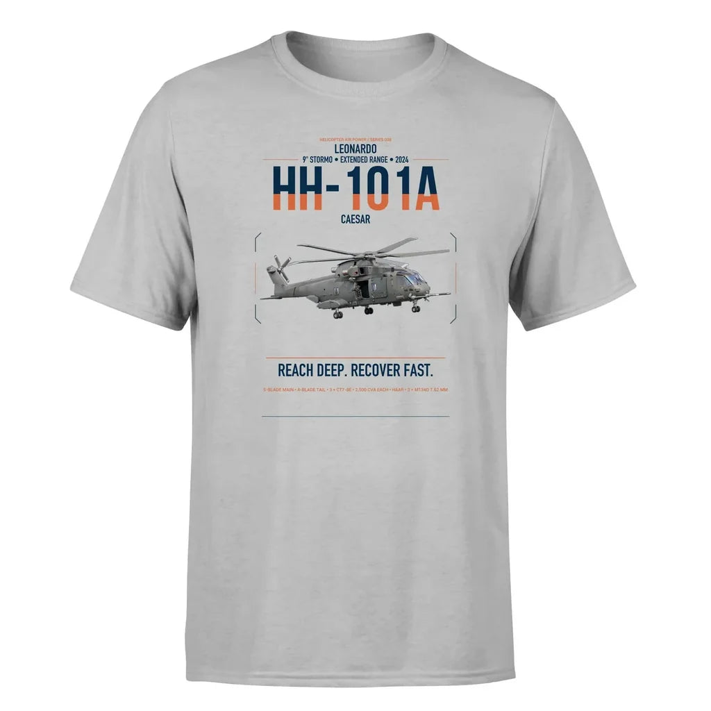 Leonardo HH-101A Caesar design on light gray t-shirt, single-side print