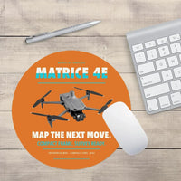 Thumbnail for DJI Matrice 4E design on orange round mouse pad