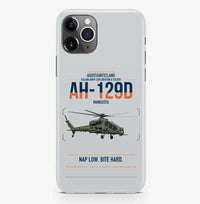 Thumbnail for AgustaWestland AH-129D Mangusta design on light gray magsafe iphone case, for iPhone Pro Max