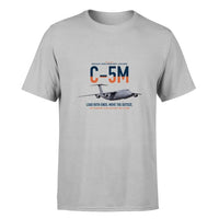 Thumbnail for C-5M Super Galaxy design on light gray double-side t-shirt, single-side print