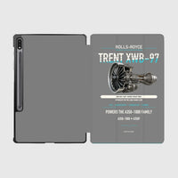 Thumbnail for TRENT XWB-97 design on gray samsung tablet tablet case