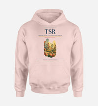 Thumbnail for Timișoara Traian Vuia International Airport (TSR) design on pink hoodie single-side print