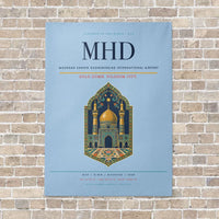 Thumbnail for Mashhad Shahid Hasheminejad International Airport MHD - Canvas No Frame - Light Blue