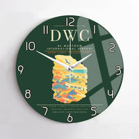 Thumbnail for Al Maktoum International Airport DWC Wall-Clock No-Frame - Dark Green