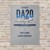 Thumbnail for Diamond DA20 vertical canvas print - no frame - light gray background