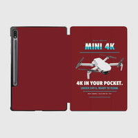 Thumbnail for DJI Mini 4K design on dark red samsung tablet tablet case