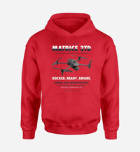 Thumbnail for DJI Matrice 3TD design on red hoodie single side