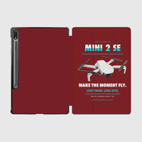 Thumbnail for DJI Mini 2 SE design on dark red samsung tablet tablet case