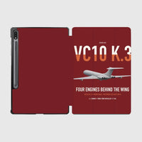 Thumbnail for Vickers VC10 K.3 design on dark red samsung tablet tablet case
