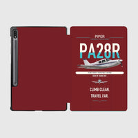 Thumbnail for Piper PA-28R Arrow III design on dark red samsung tablet tablet case