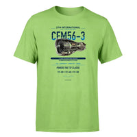 Thumbnail for CFM56-3 design on light green single side