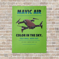 Thumbnail for DJI Mavic Air vertical canvas print - no frame - light green background