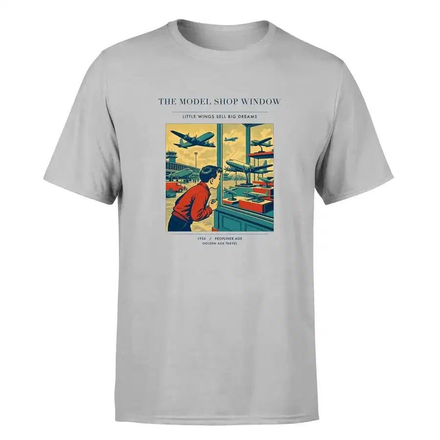 VINTAGE G4381 - The Model Shop Window - Premium T-Shirt design on lightgray premium t shirt