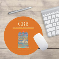 Thumbnail for Jorge Wilstermann International Airport CBB Mouse-Pad Round - Orange