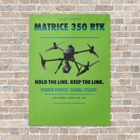Thumbnail for DJI Matrice 350 RTK vertical canvas print - no frame - light green background