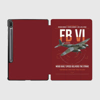 Thumbnail for de Havilland Mosquito FB VI design on dark red samsung tablet tablet case