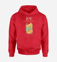 Thumbnail for Joensuu Airport (JOE) design on red hoodie single-side print