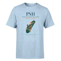 Thumbnail for Phnom Penh International Airport (PNH) T-Shirt single-side front print in Light Blue | phnom-penh-international-airport-pnh-double-side-t-shirt