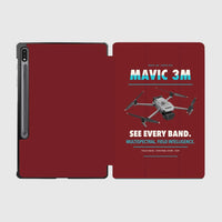 Thumbnail for DJI Mavic 3 Multispectral design on dark red samsung tablet tablet case