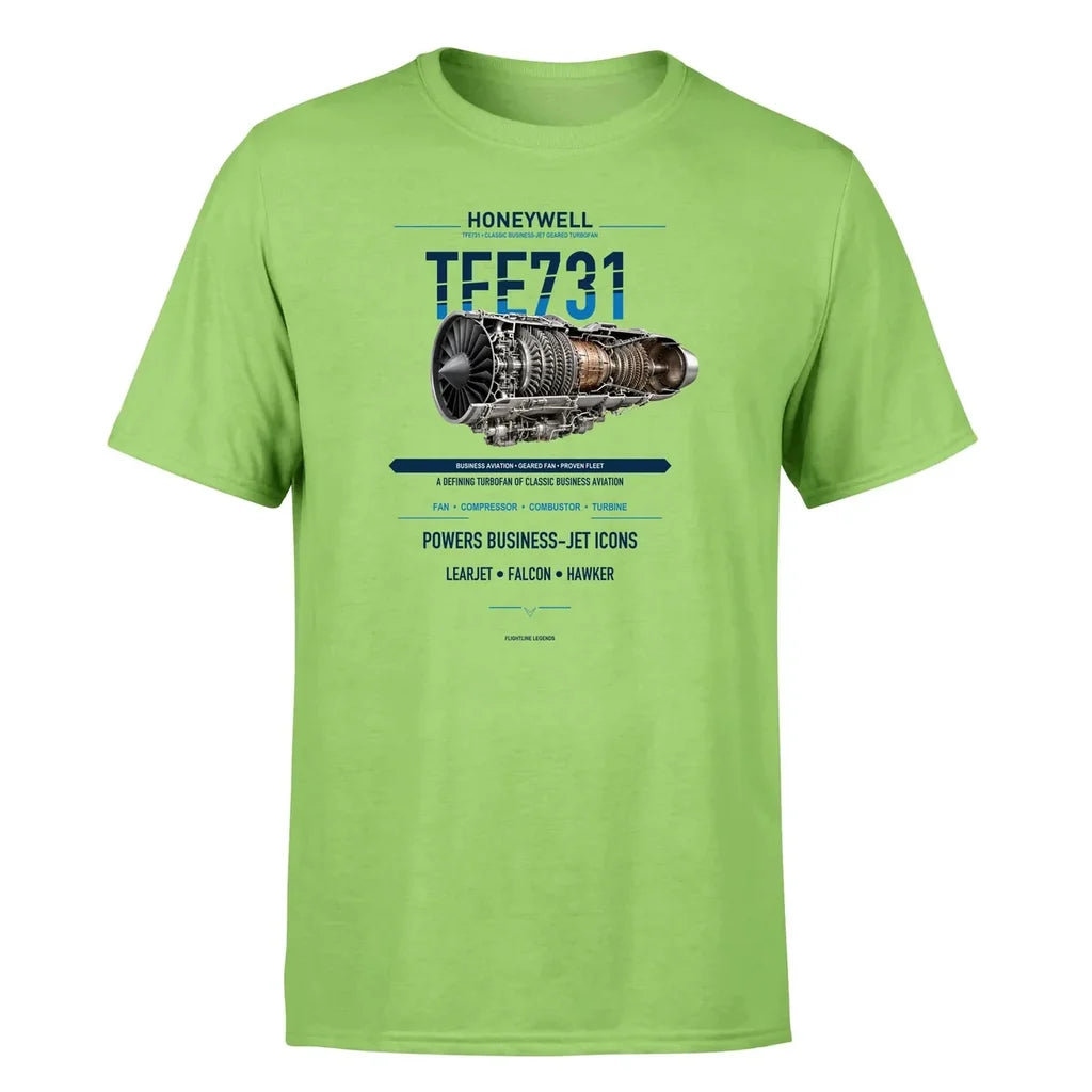 TFE731 design on light green single side