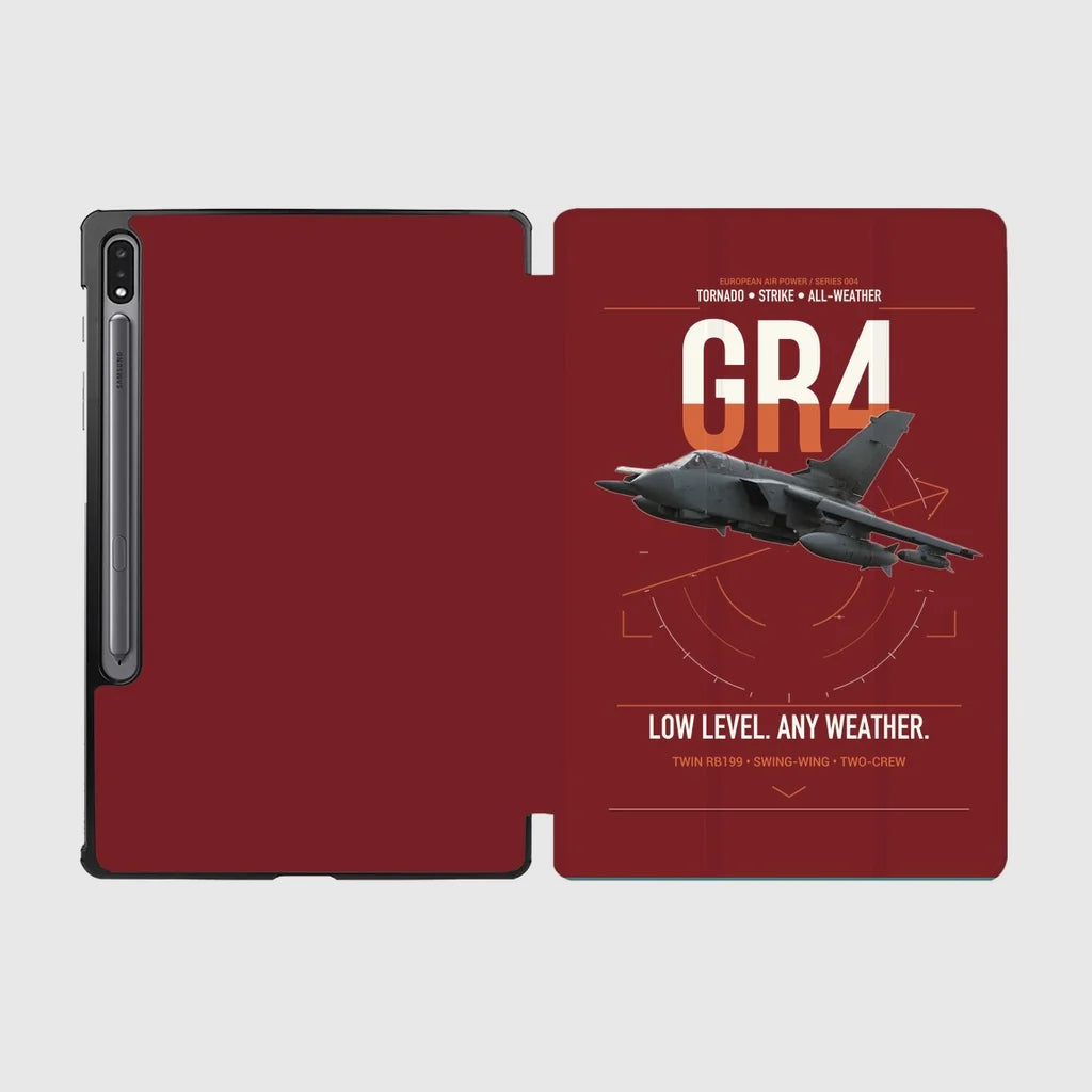 Panavia Tornado GR4 design on dark red samsung tablet tablet case