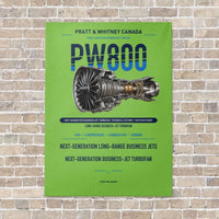 Thumbnail for PW800 vertical canvas print - no frame - light green background