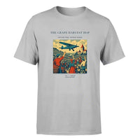 Thumbnail for VINTAGE G4445 - The Grape Harvest Hop - Premium T-Shirt design on lightgray premium t shirt