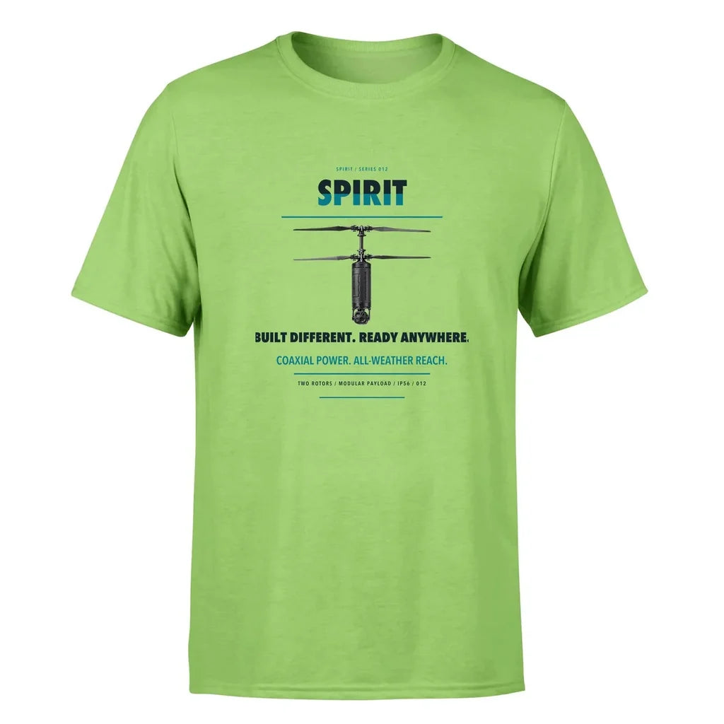 Ascent AeroSystems Spirit design on light green single side