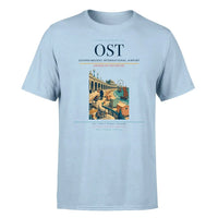 Thumbnail for Ostend-Bruges International Airport (OST) T-Shirt single-side front print in Light Blue | ostend-bruges-international-airport-ost-double-side-t-shirt