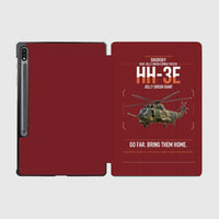 Thumbnail for Sikorsky HH-3E Jolly Green Giant design on dark red samsung tablet tablet case