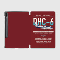 Thumbnail for DHC-6 Twin Otter Classic 300-G design on dark red samsung tablet tablet case